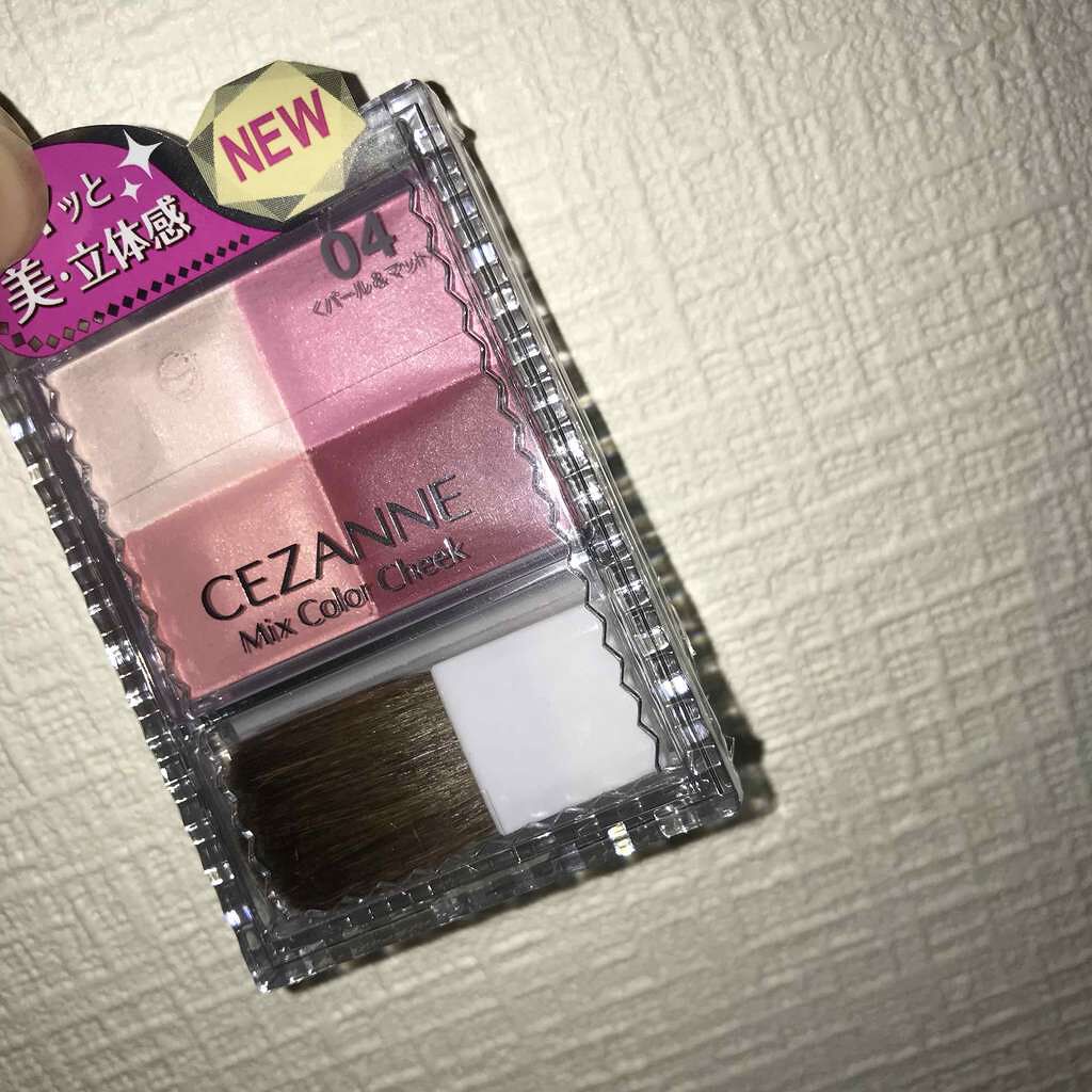 ミックスカラーチーク/CEZANNE/パウダーチークを使ったクチコミ(1枚目)