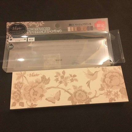 グラマラスヌード アイパレット (クリスマスコフレ 2017)/Visée/メイクアップキットを使ったクチコミ(2枚目)