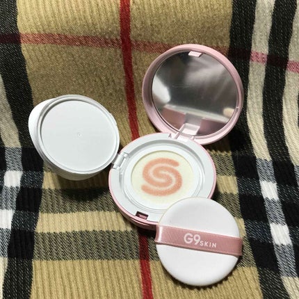 WHITE CREAMY CUSHION(ウユファンデ)/G9SKIN/化粧下地を使ったクチコミ(2枚目)