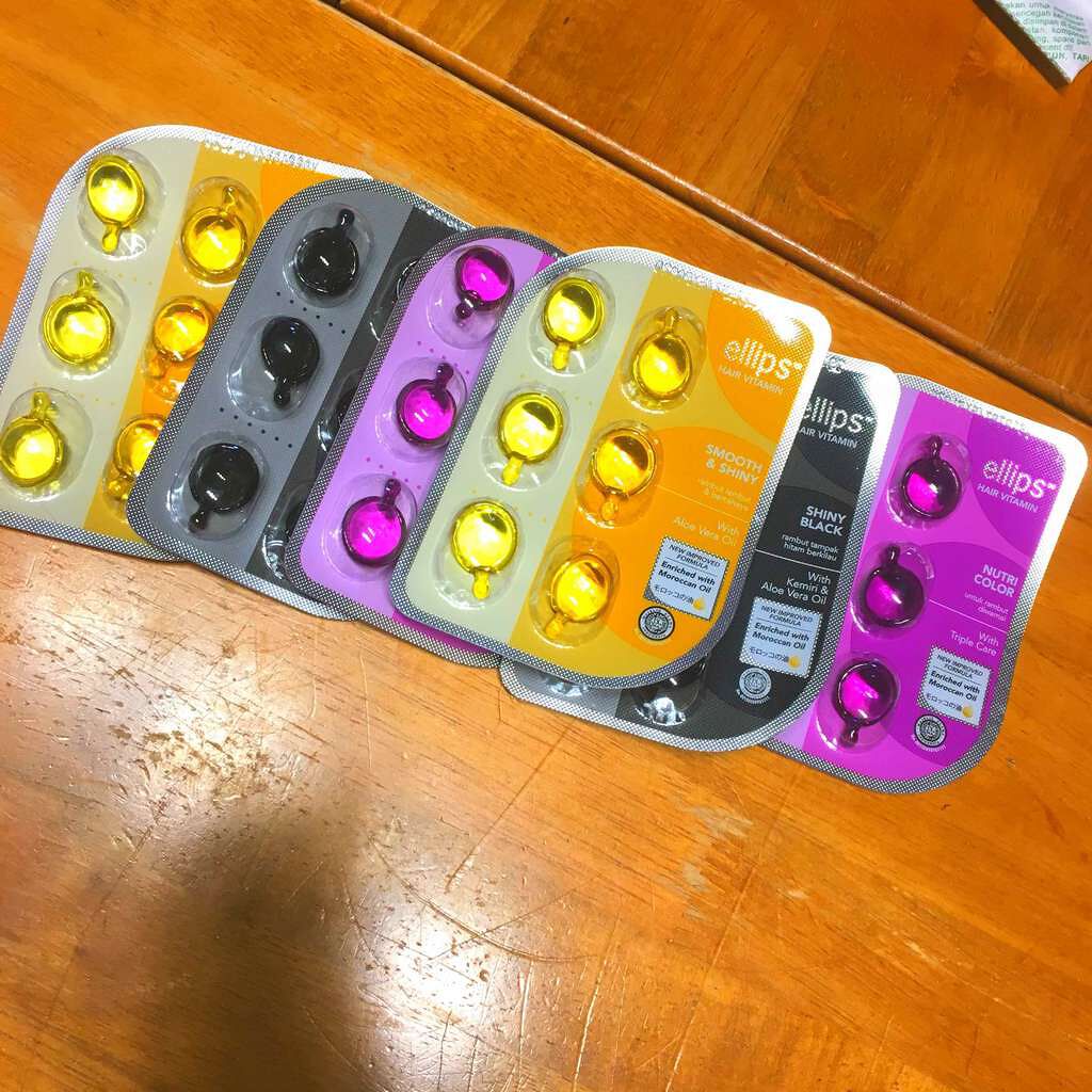 ヘアーオイル【トリートメント】/ellips/ヘアオイルを使ったクチコミ（2枚目）