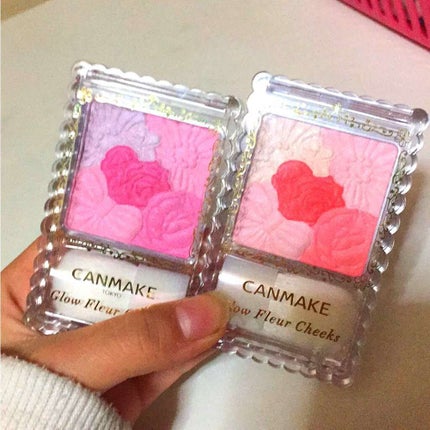 グロウフルールチークス/キャンメイク/パウダーチークを使ったクチコミ(1枚目)