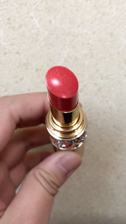 ルージュ ヴォリュプテ シャイン/YVES SAINT LAURENT BEAUTE/口紅を使ったクチコミ(2枚目)