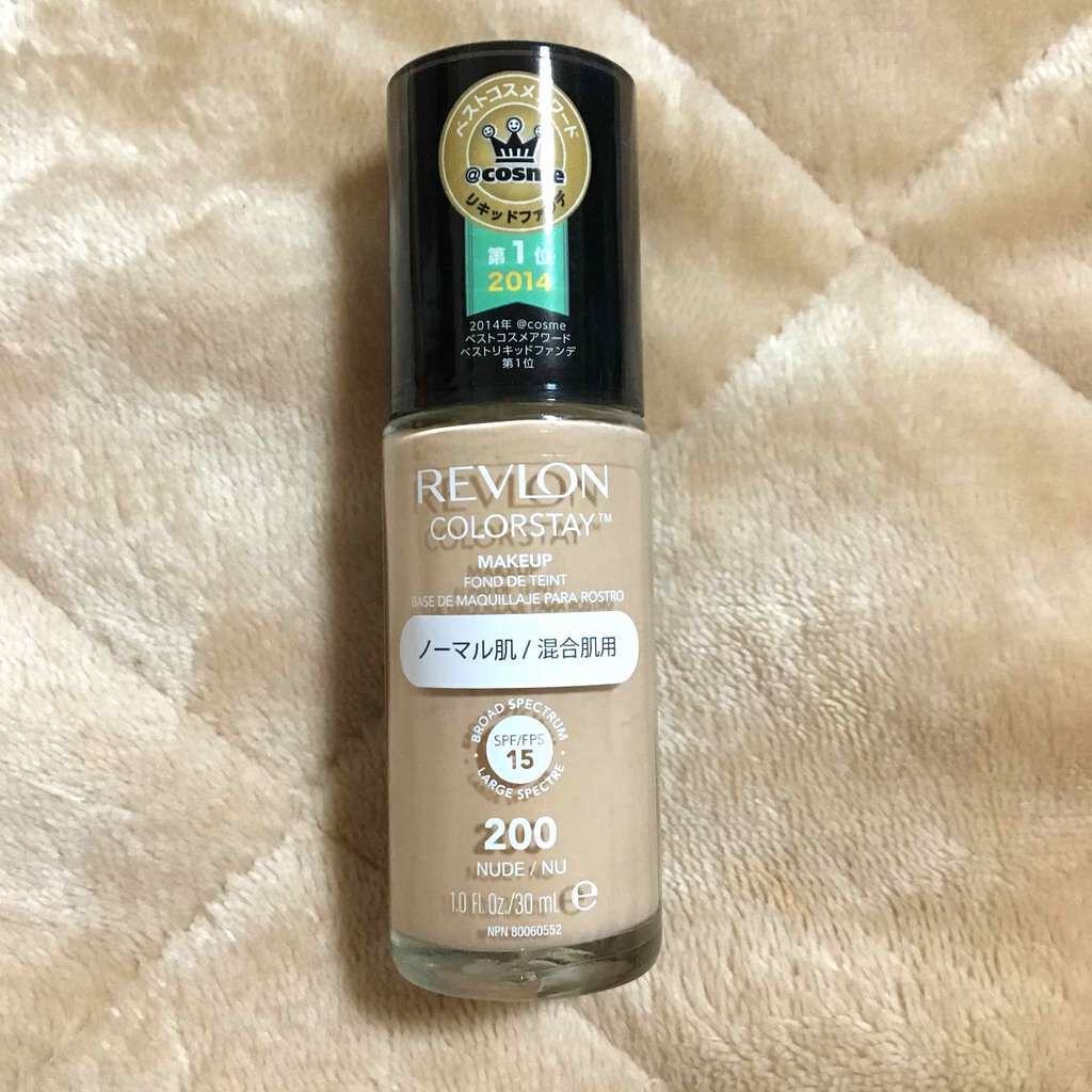 カラーステイ メイクアップ/REVLON/リキッドファンデーションを使ったクチコミ(1枚目)
