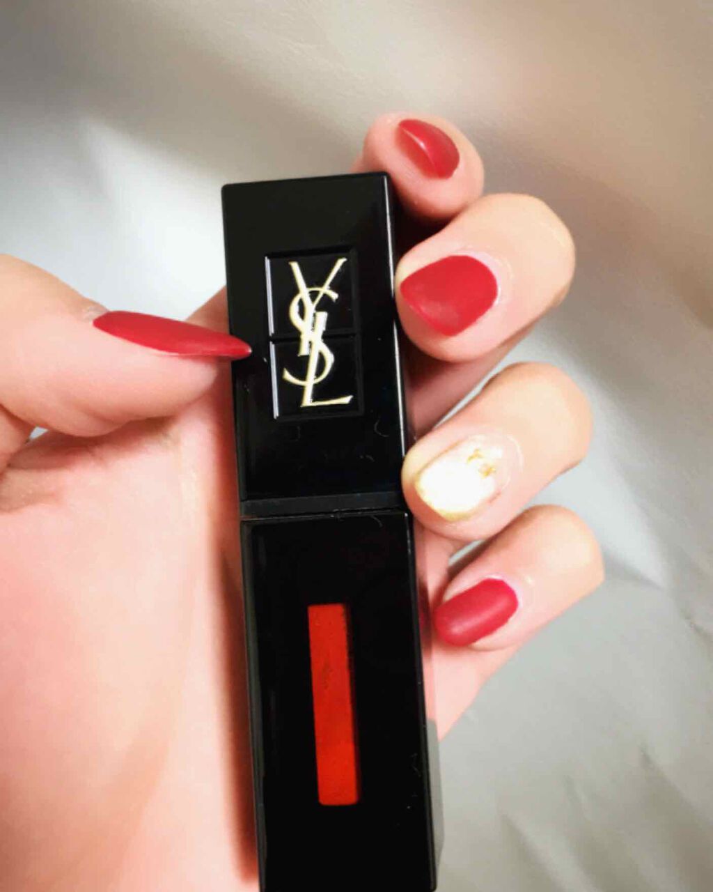 ルージュ ピュールクチュール ヴェルニ/YVES SAINT LAURENT BEAUTE/口紅を使ったクチコミ(1枚目)