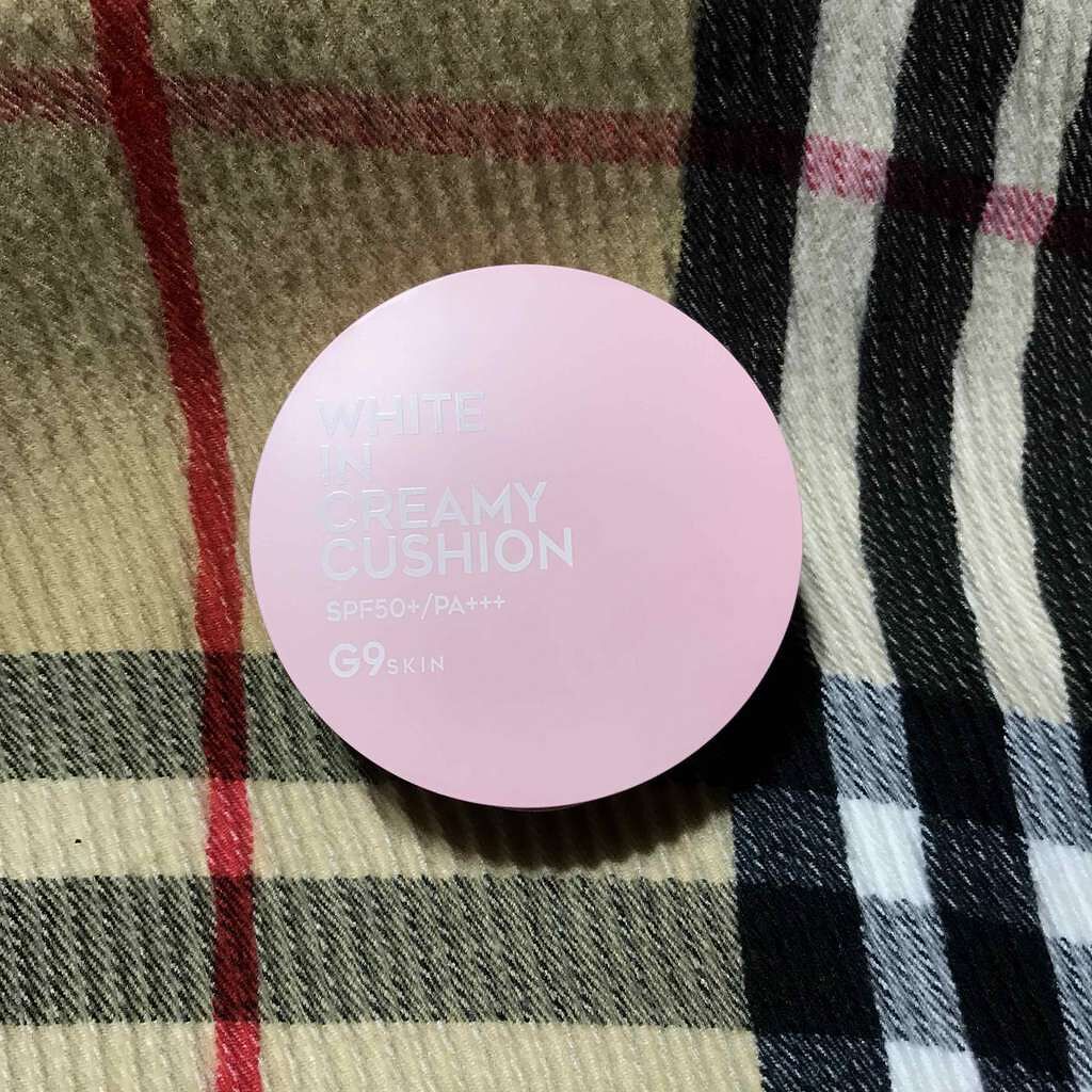 WHITE CREAMY CUSHION(ウユファンデ)/G9SKIN/化粧下地を使ったクチコミ(1枚目)