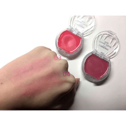 クリームチーク ティント/キャンメイク/ジェル・クリームチークを使ったクチコミ(2枚目)