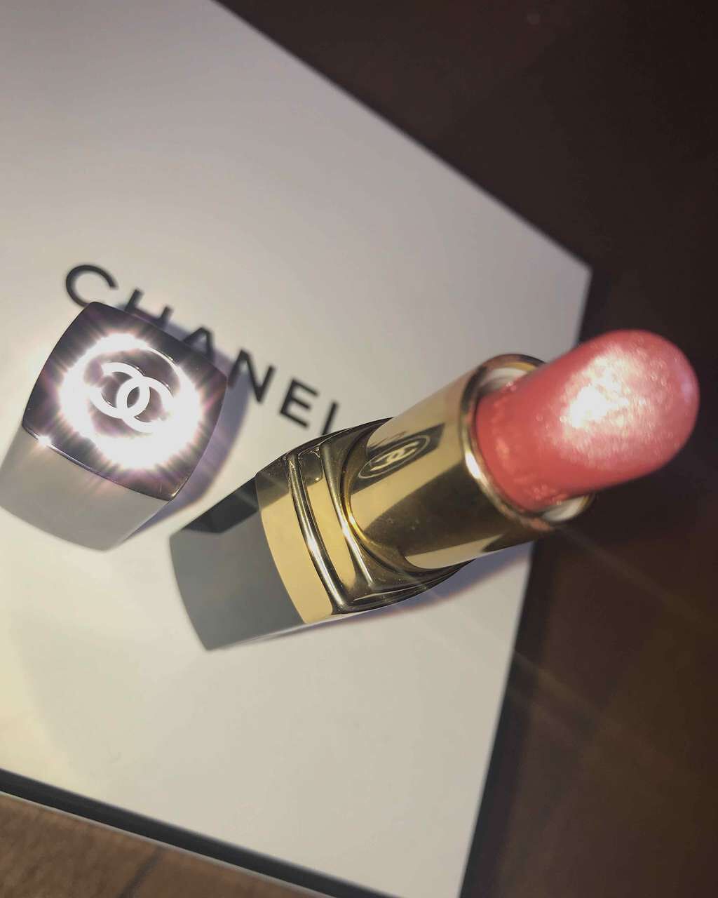 ルージュ ココ シャイン/CHANEL/口紅を使ったクチコミ(1枚目)