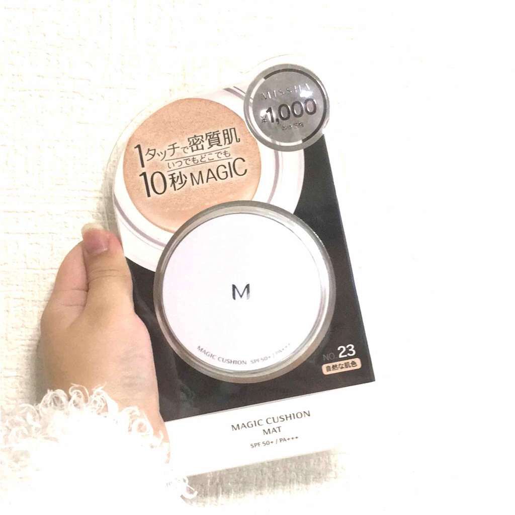 M クッションファンデーション(マット)/MISSHA/クッションファンデーションを使ったクチコミ（1枚目）