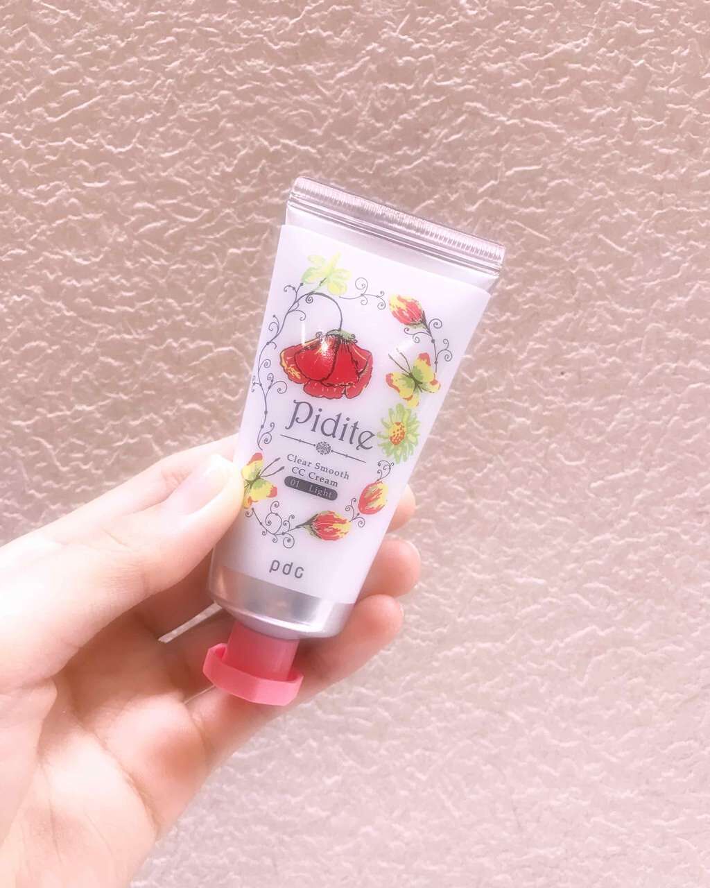 クリアスムースCCクリーム 01 ライトベージュ/ピディット/CCクリームを使ったクチコミ(1枚目)