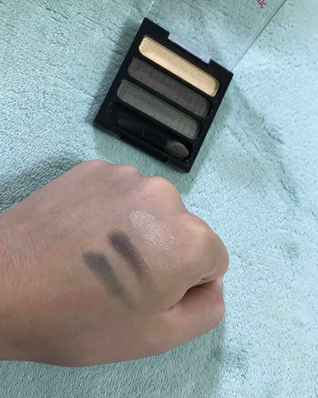 3色アイシャドウ/crayontouch-me/アイシャドウパレットを使ったクチコミ(2枚目)