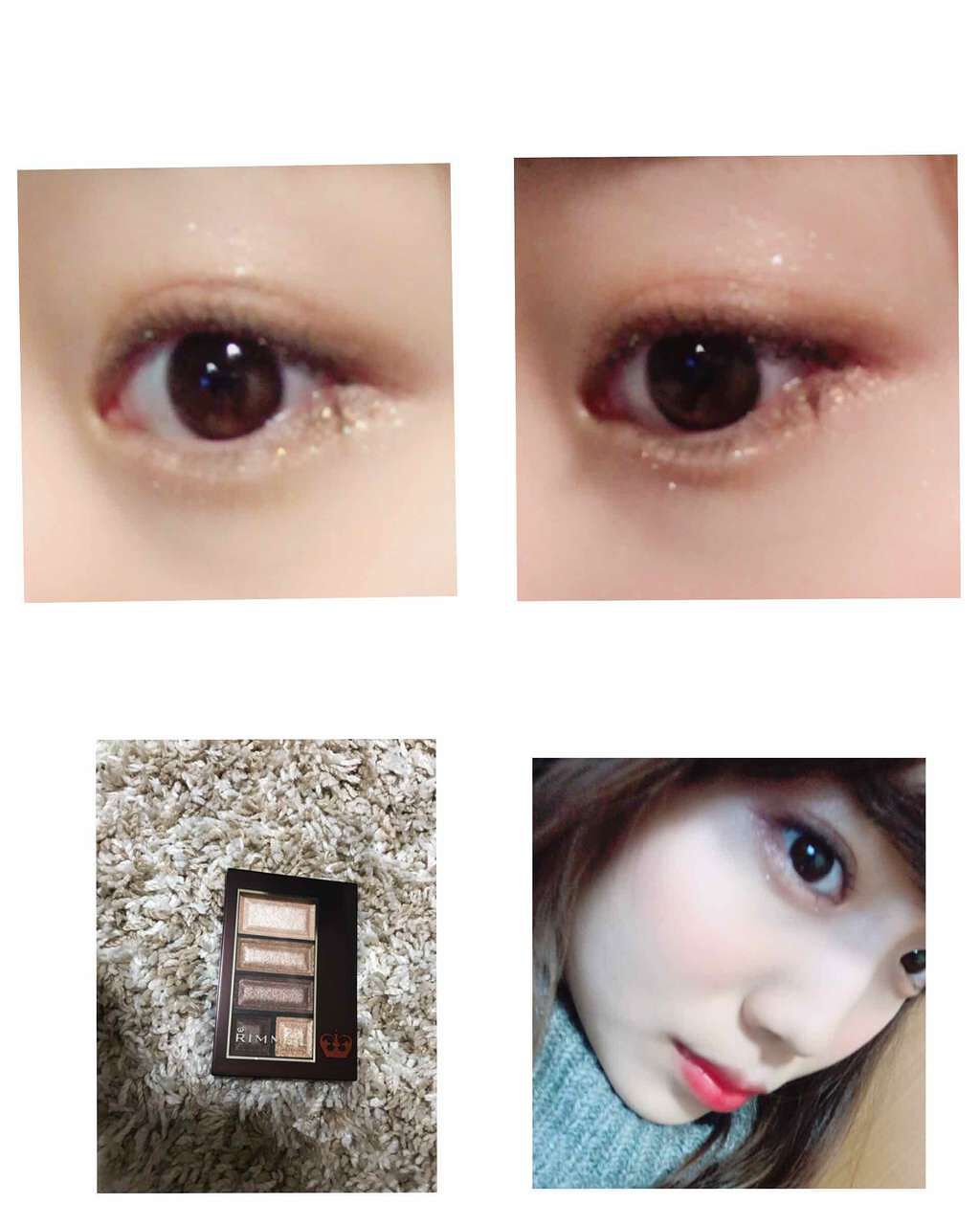 ショコラスウィート アイズ/リンメル ロンドン/アイシャドウパレットを使ったクチコミ（1枚目）