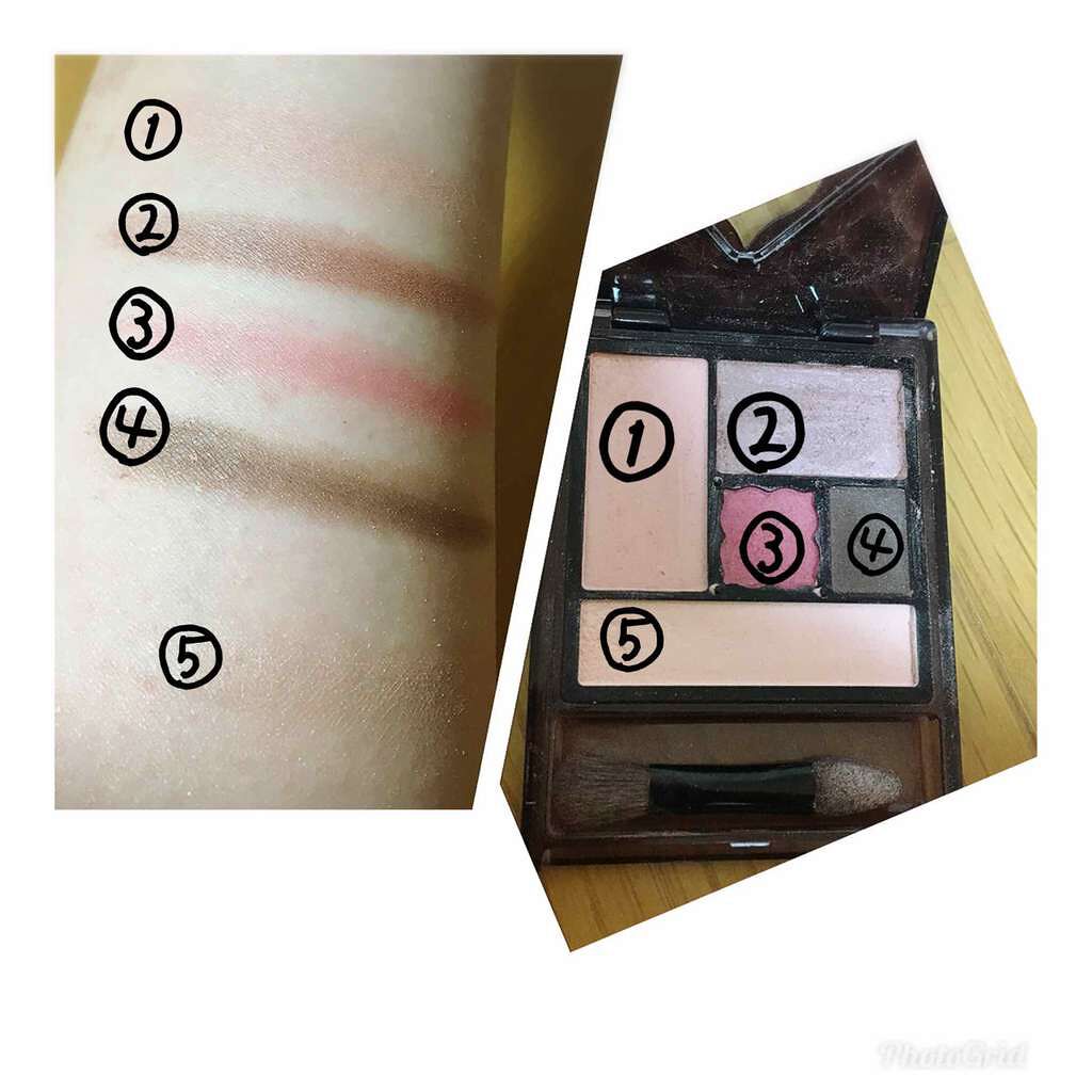 アクセントアイズ/KiSS/アイシャドウパレットを使ったクチコミ(1枚目)