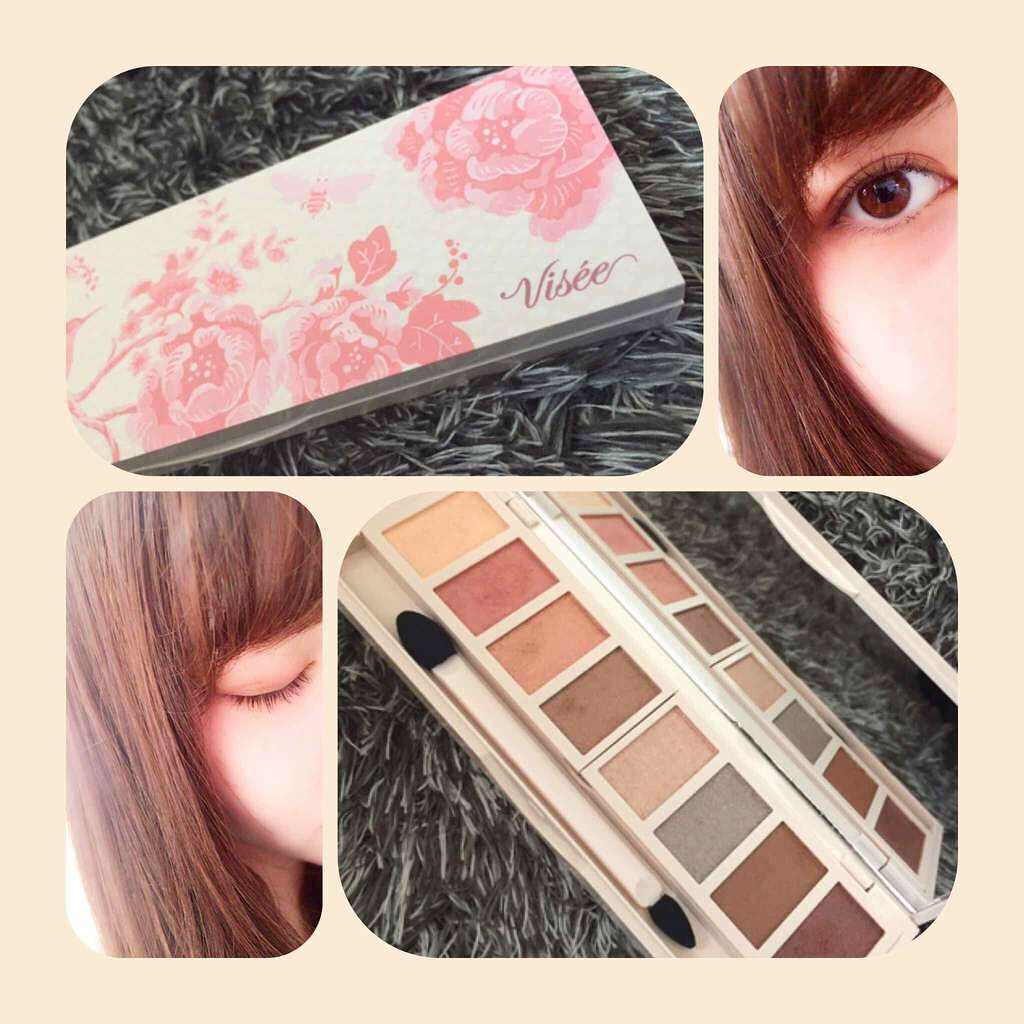 グラマラスヌード アイパレット (クリスマスコフレ 2017)/Visée/メイクアップキットを使ったクチコミ(1枚目)