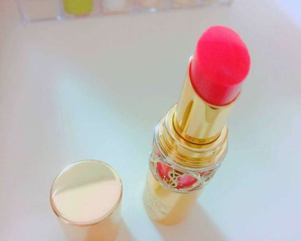 ルージュ ヴォリュプテ シャイン/YVES SAINT LAURENT BEAUTE/口紅を使ったクチコミ(2枚目)