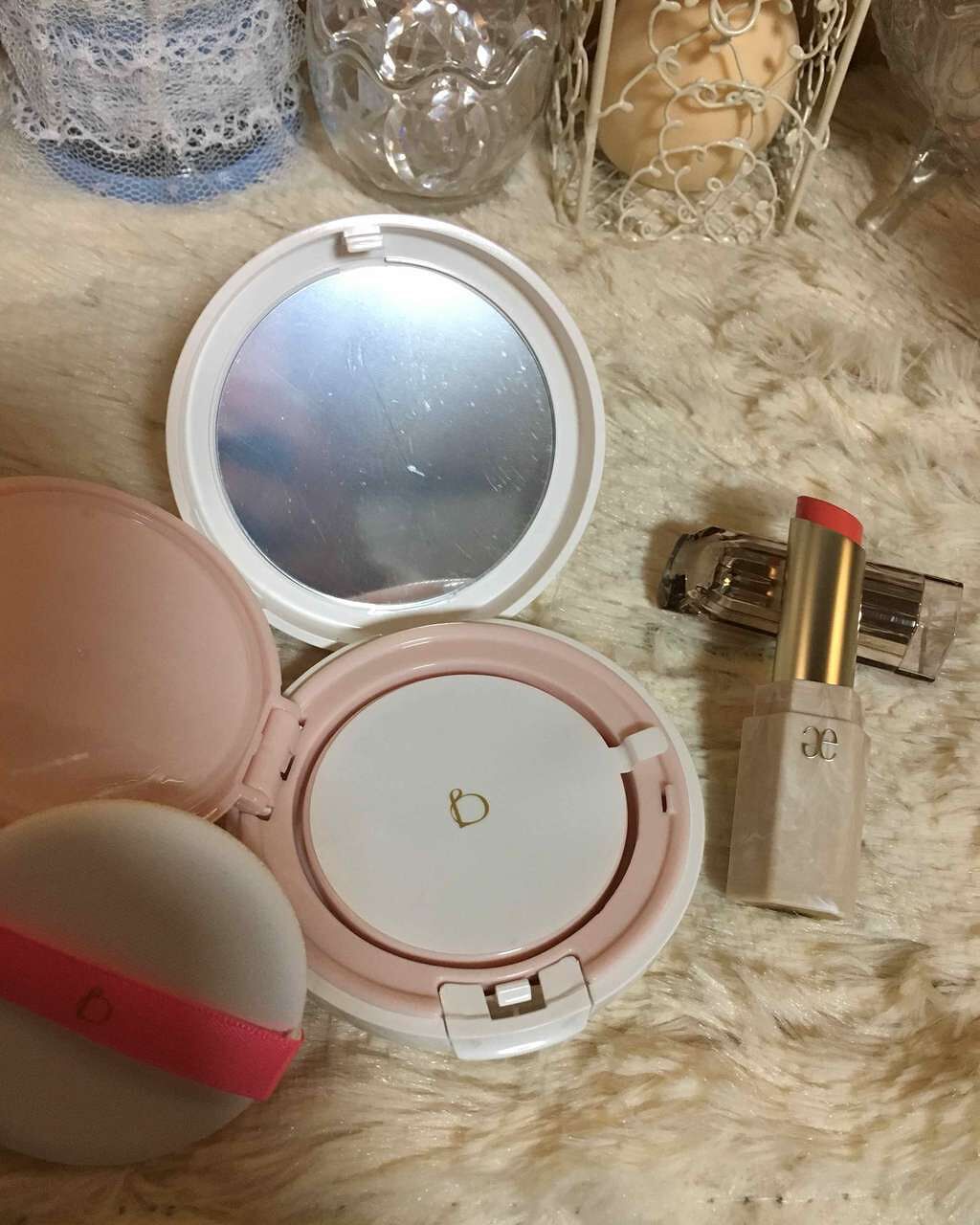 クッションコンパクト（ハイドロオーラ）/BENEFIQUE/クッションファンデーションを使ったクチコミ（2枚目）