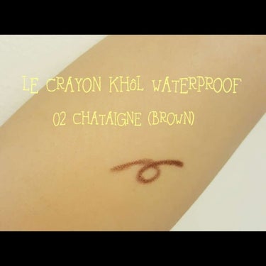 LANCOME クレヨン コール ウォータープルーフのクチコミ「LANCÔME / Le Crayon Khôl Waterproof
　　　　　　　　　　　.....」（3枚目）