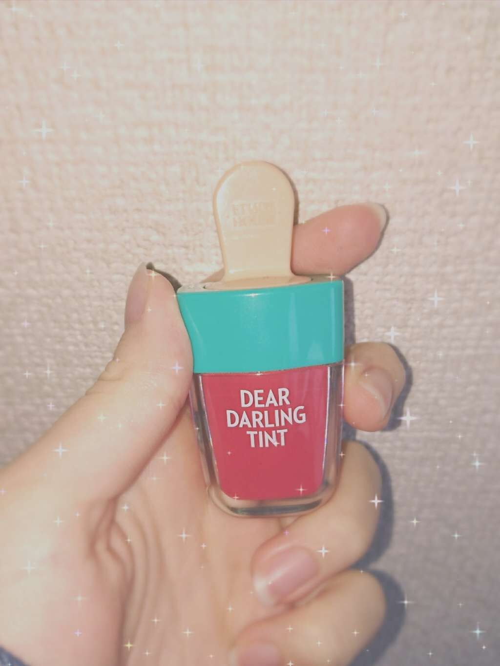 ディアダーリン ウォータージェルティント (アイスティント)/ETUDE/口紅を使ったクチコミ(1枚目)