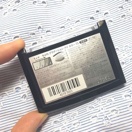 グラデーション アイ カラー(チップ付)/ちふれ/アイシャドウパレットを使ったクチコミ(3枚目)