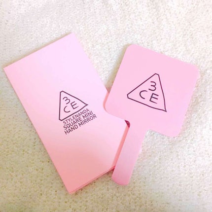 3CE スクエア ミニ ハンドミラー/3CE/その他化粧小物を使ったクチコミ(1枚目)