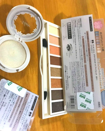 グラマラスヌード アイパレット (クリスマスコフレ 2017)/Visée/メイクアップキットを使ったクチコミ(2枚目)