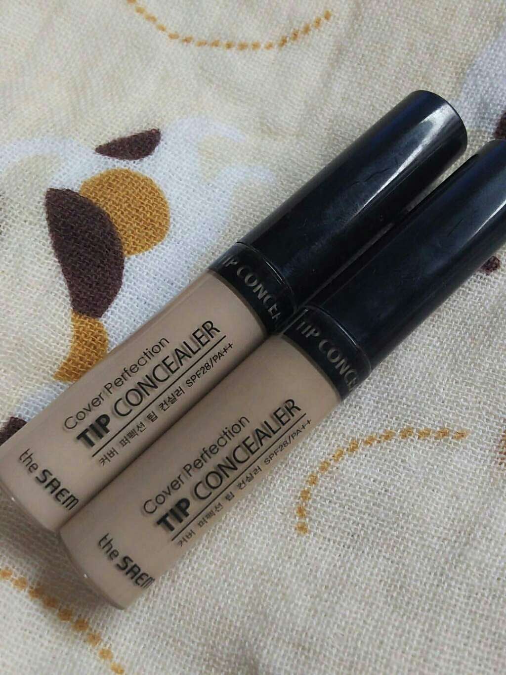 カバーパーフェクション チップコンシーラー/the SAEM/リキッドコンシーラーを使ったクチコミ(1枚目)