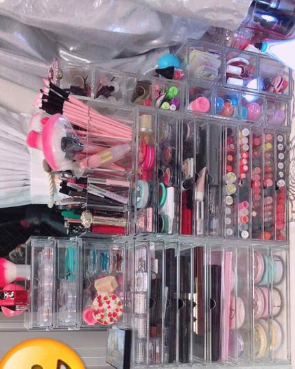 重なるアクリルケース・横型5段/無印良品/その他化粧小物を使ったクチコミ(2枚目)