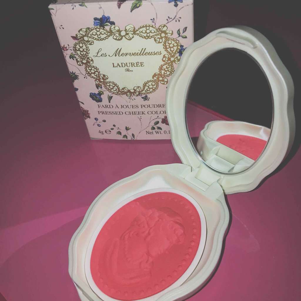 プレスト チークカラー N/レ・メルヴェイユーズ ラデュレ/パウダーチークを使ったクチコミ(1枚目)