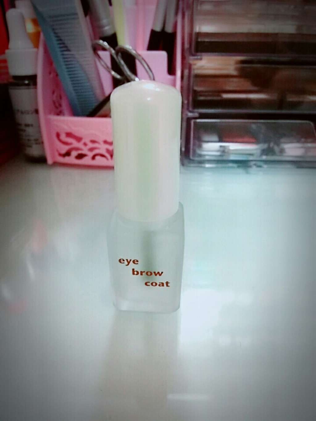 エバビレーナ アイブローコート/DAISO/アイブロウコートを使ったクチコミ(1枚目)