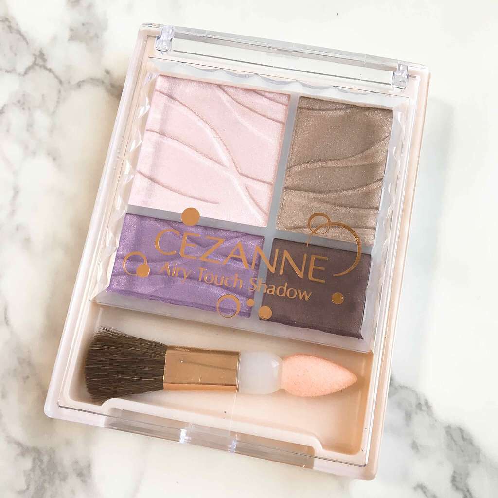 エアリータッチシャドウ/CEZANNE/アイシャドウパレットを使ったクチコミ(1枚目)