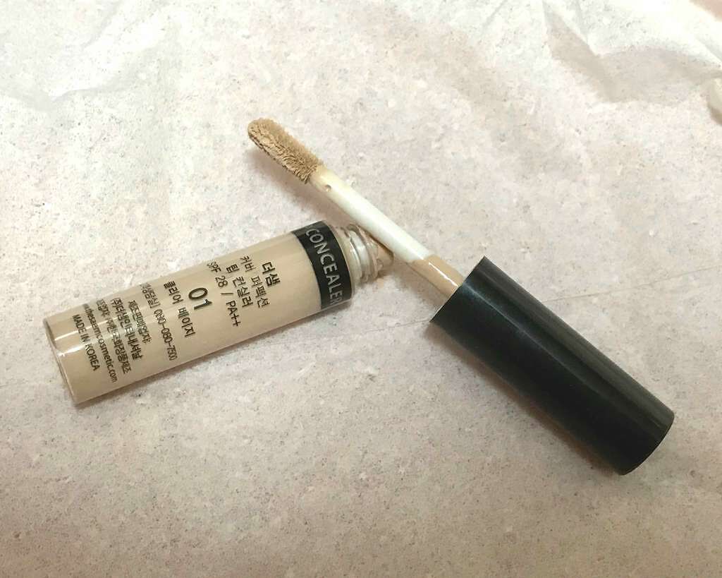 カバーパーフェクション チップコンシーラー/the SAEM/リキッドコンシーラーを使ったクチコミ(4枚目)