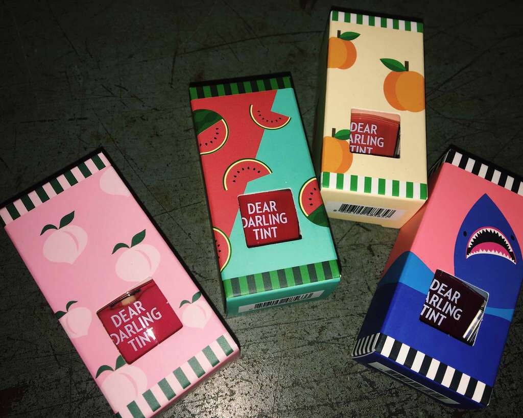 ディアダーリン ウォータージェルティント (アイスティント)/ETUDE/口紅を使ったクチコミ(1枚目)