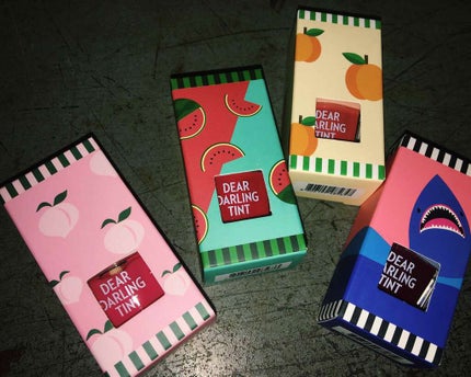 ディアダーリン ウォータージェルティント (アイスティント)/ETUDE/口紅を使ったクチコミ(1枚目)