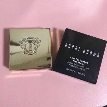 リュクスアイシャドウリッチメタル/BOBBI BROWN/シングルアイシャドウを使ったクチコミ（2枚目）