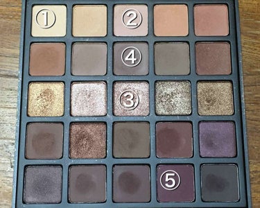 Morphe 25B Bronzed Mocha Eyeshadow Palette/Morphe/パウダーアイシャドウを使ったクチコミ（2枚目）