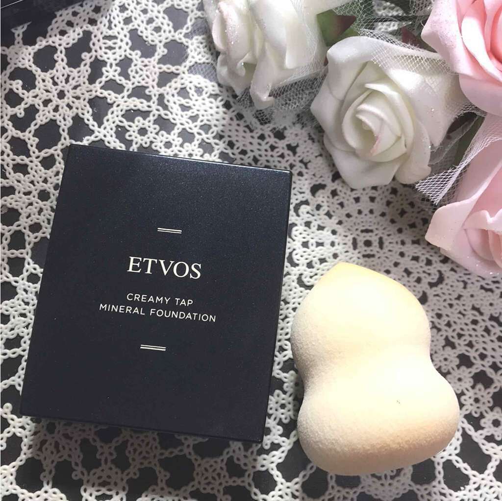 クリーミィタップミネラルファンデーション/SPF42・PA+++/エトヴォス/クリーム・エマルジョンファンデーションを使ったクチコミ(1枚目)