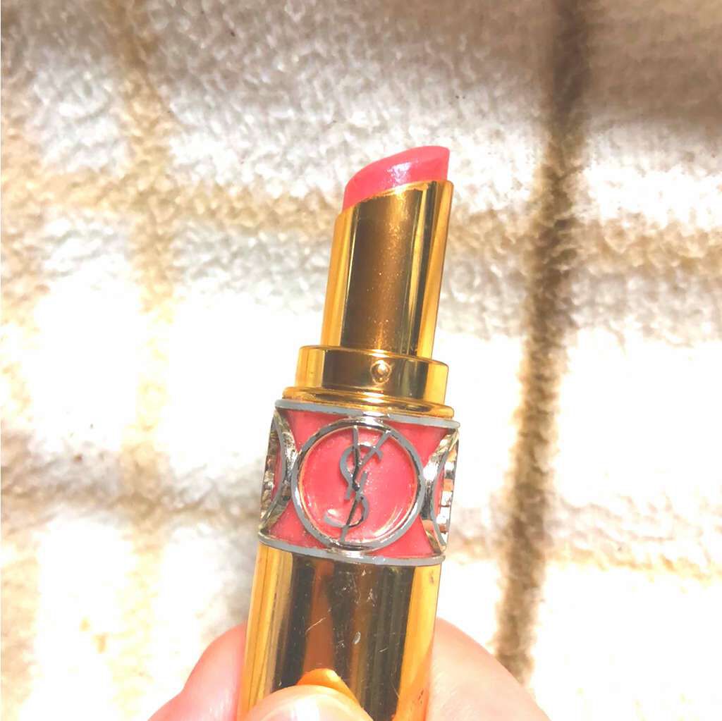 ルージュ ヴォリュプテ シャイン/YVES SAINT LAURENT BEAUTE/口紅を使ったクチコミ(1枚目)