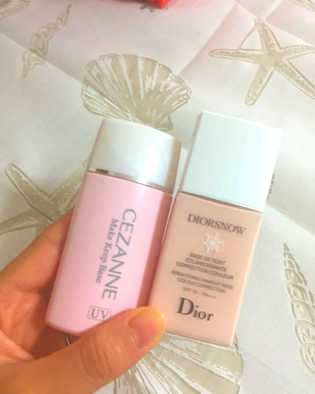 【旧】スノー メイクアップ ベース UV35 SPF35／PA+++/Dior/化粧下地を使ったクチコミ（1枚目）