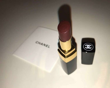 ルージュ ココ シャイン 128 ヌワール モデルヌ/CHANEL/口紅を使ったクチコミ（1枚目）