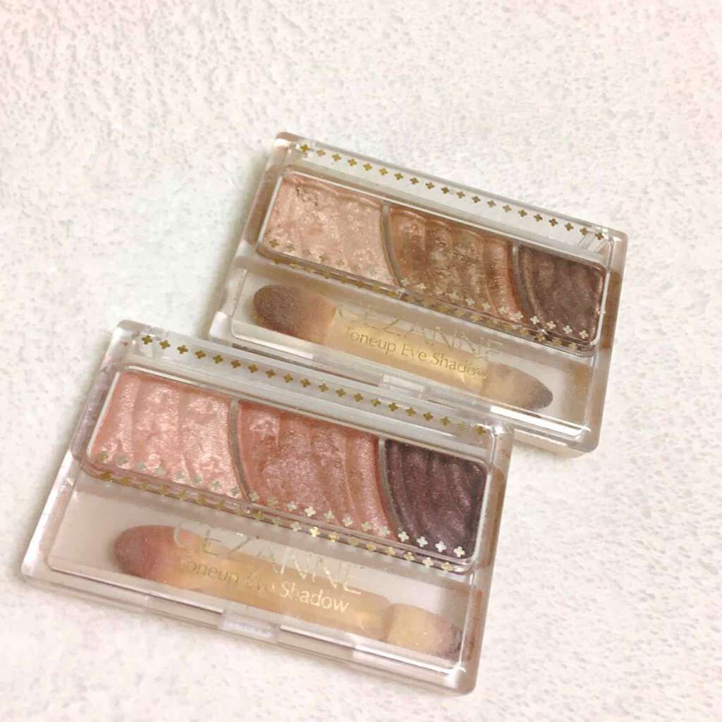 トーンアップアイシャドウ/CEZANNE/アイシャドウパレットを使ったクチコミ(1枚目)