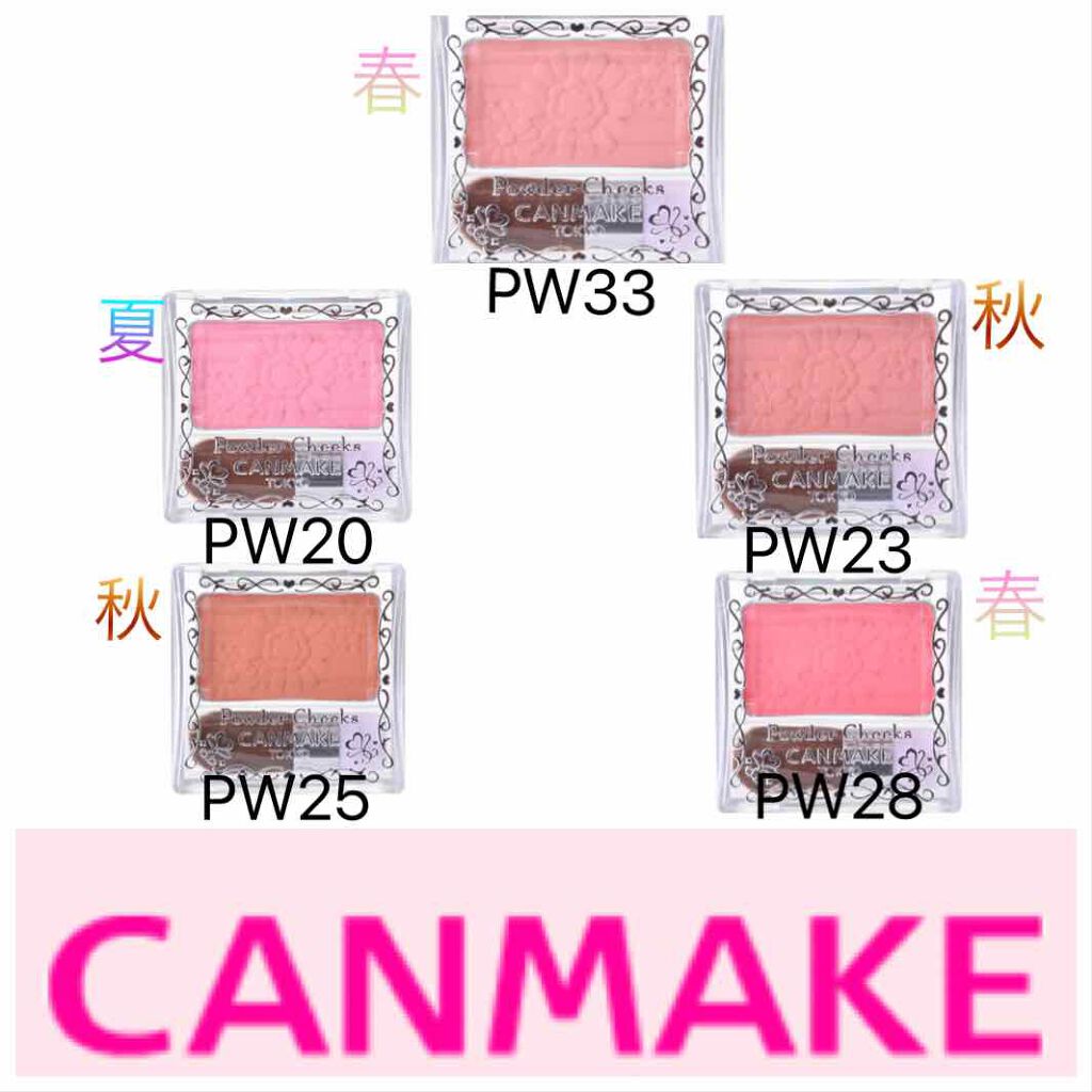 【旧品】パウダーチークス/キャンメイク/パウダーチークを使ったクチコミ(1枚目)