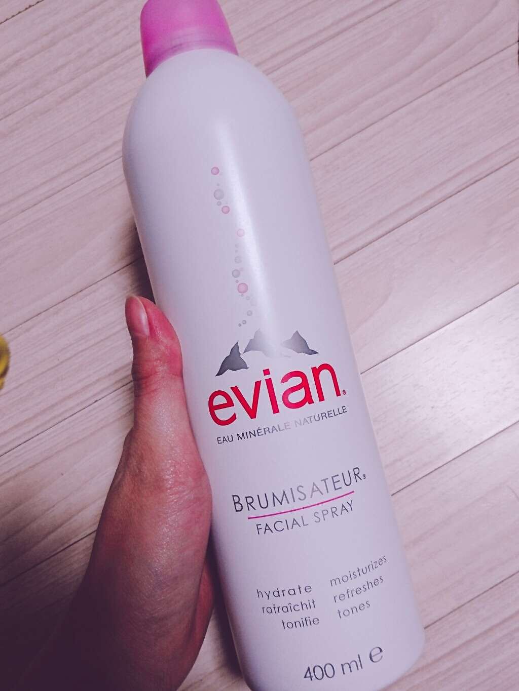 フェイシャルスプレー/エビアン/ミスト状化粧水を使ったクチコミ（1枚目）