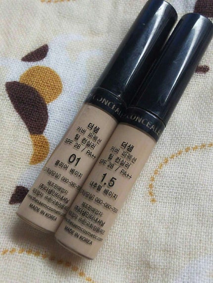 カバーパーフェクション チップコンシーラー/the SAEM/リキッドコンシーラーを使ったクチコミ(2枚目)