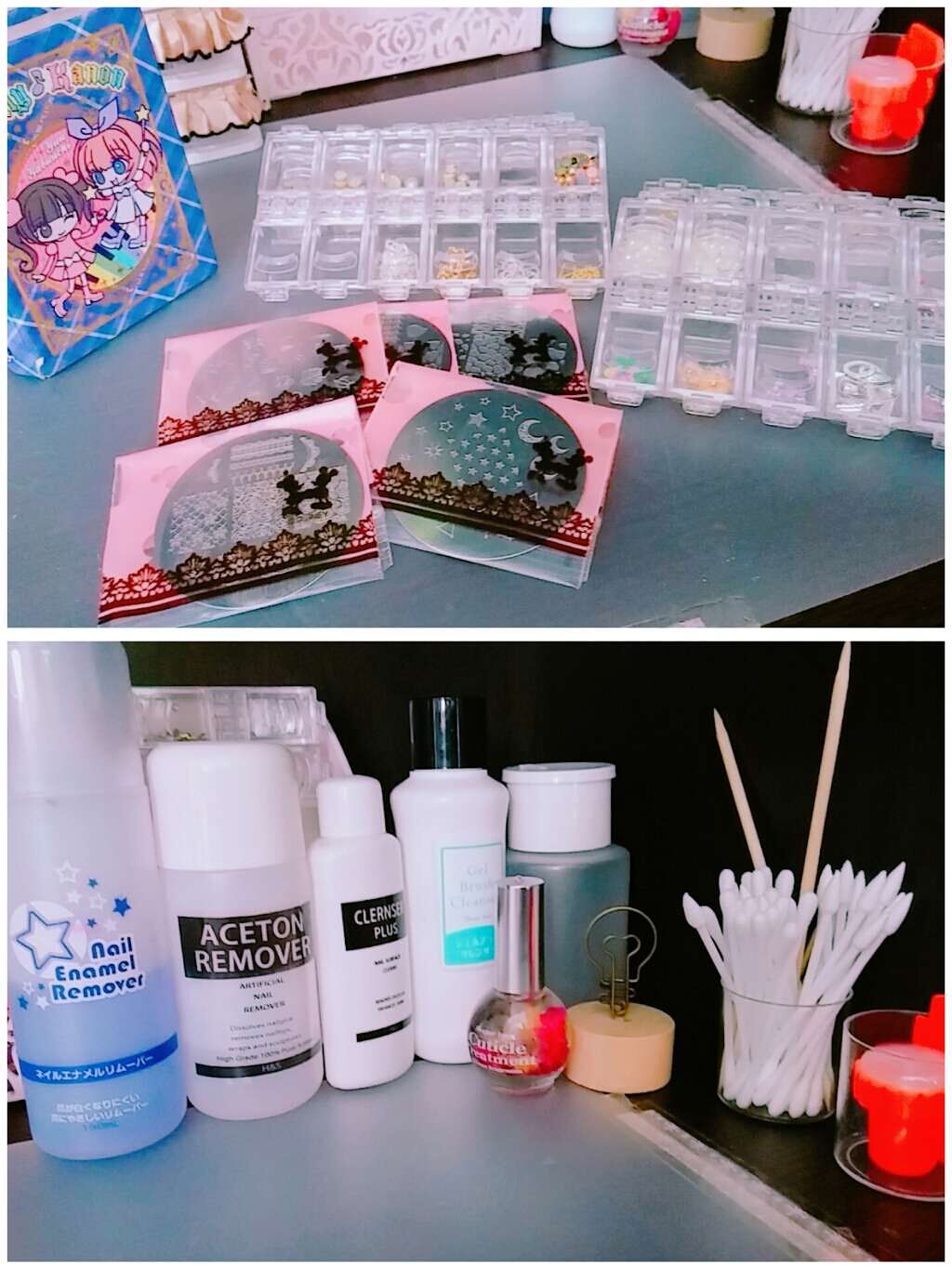 3段式クリアーケース/DAISO/その他化粧小物を使ったクチコミ(2枚目)