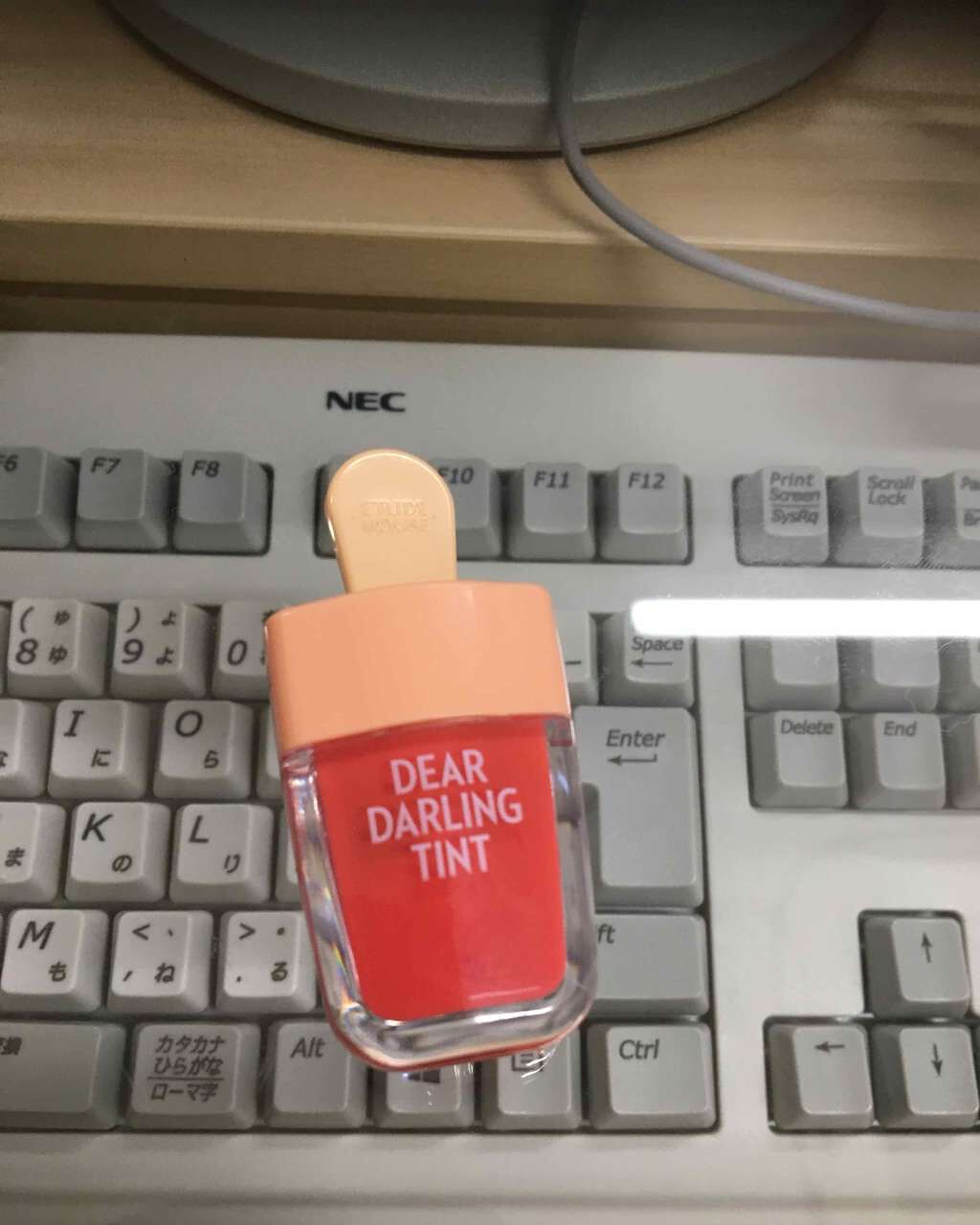 ディアダーリン ウォータージェルティント (アイスティント)/ETUDE/口紅を使ったクチコミ(1枚目)