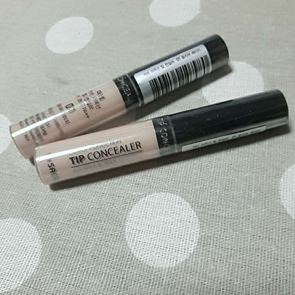 カバーパーフェクション チップコンシーラー/the SAEM/リキッドコンシーラーを使ったクチコミ（1枚目）