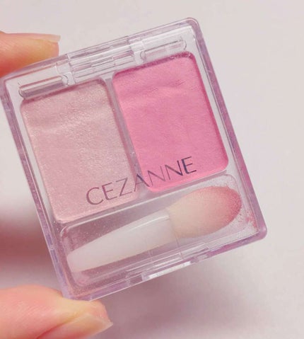 ツーカラー アイシャドウ ラメシリーズ/CEZANNE/アイシャドウパレットを使ったクチコミ(1枚目)