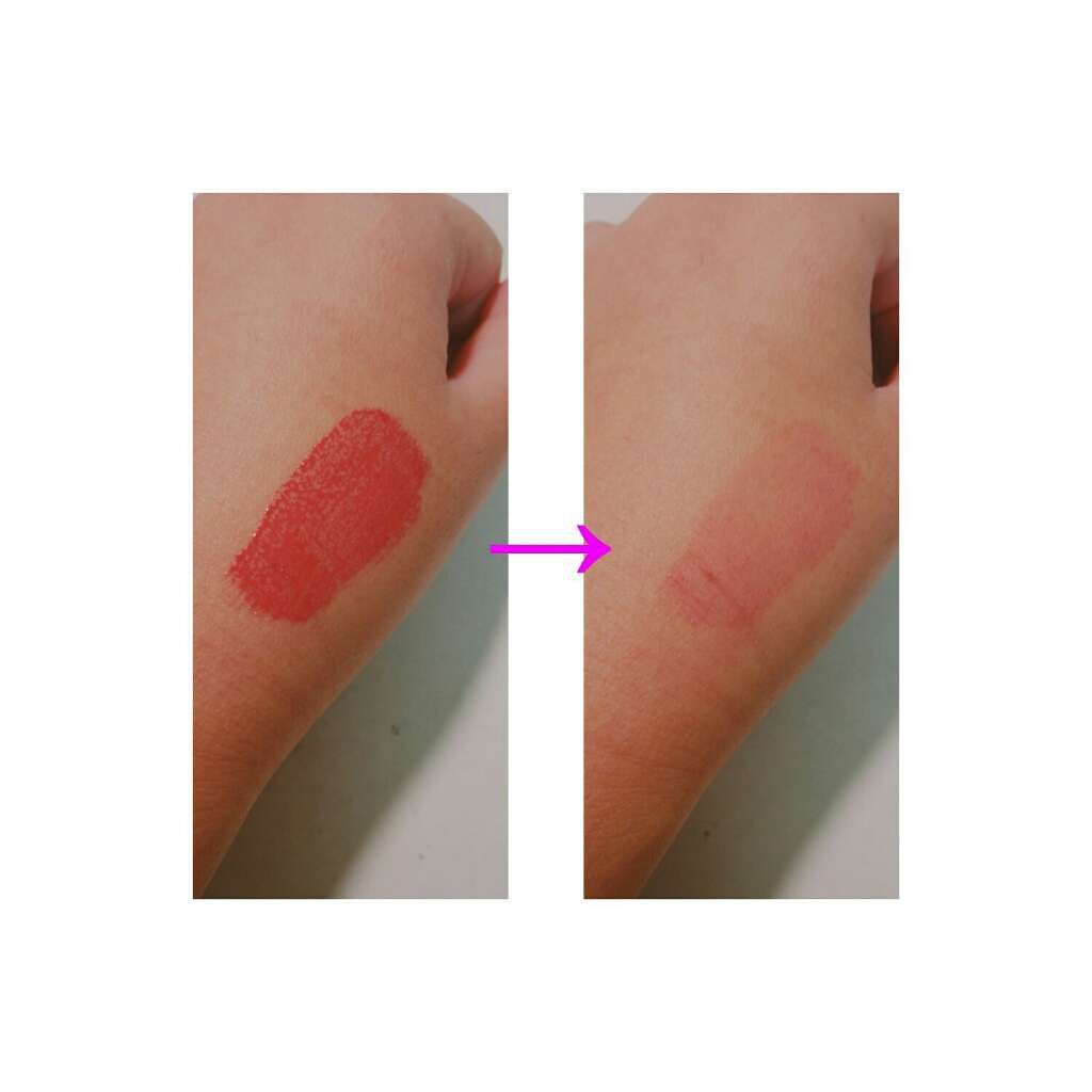 ディアダーリン ウォータージェルティント (アイスティント)/ETUDE/口紅を使ったクチコミ(4枚目)