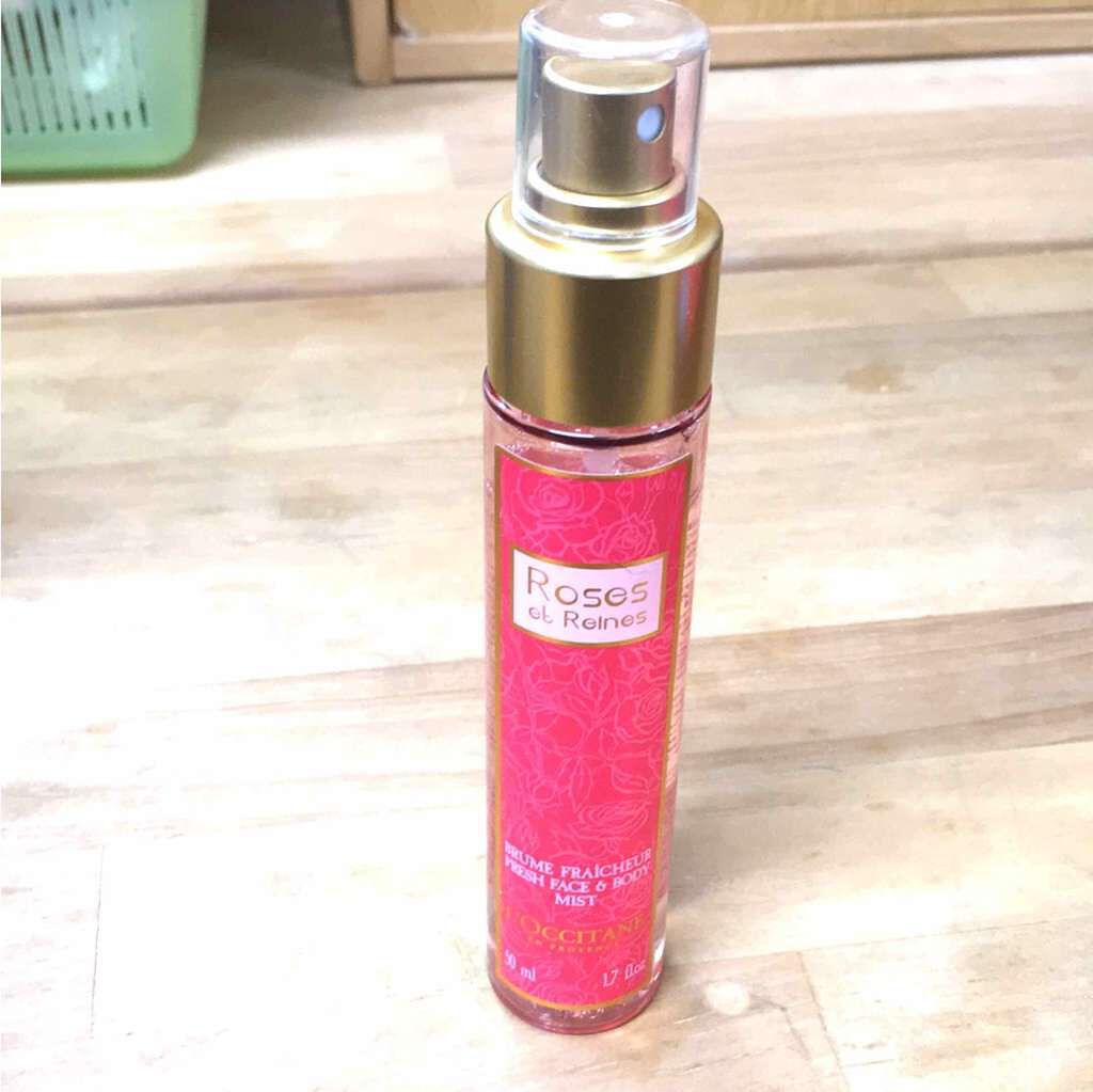 ローズ モイスチャーフェースミスト/L'OCCITANE/ミスト状化粧水を使ったクチコミ（1枚目）