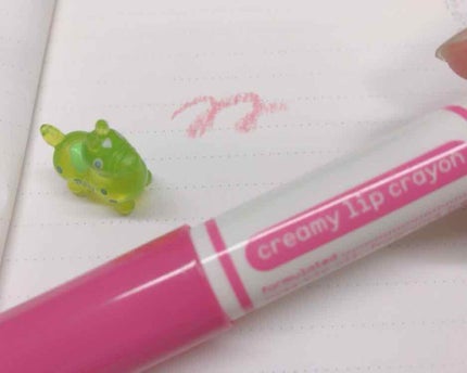 クリーミークレヨンリップ/ettusais/口紅を使ったクチコミ(1枚目)
