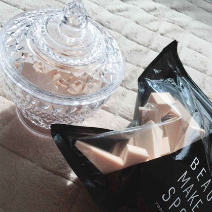 matsukiyo メイクアップスポンジ ウェッジ型/matsukiyo/パフ・スポンジを使ったクチコミ(1枚目)